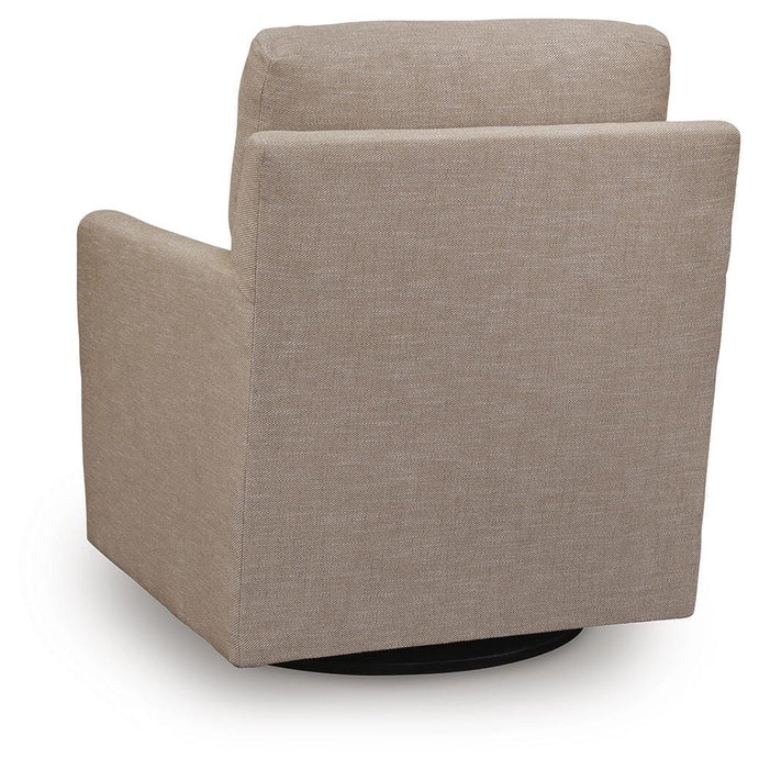 Freybourne Next-Gen Nuvella Swivel Accent Chair - CasaBella Furniture (San Antonio, TX)