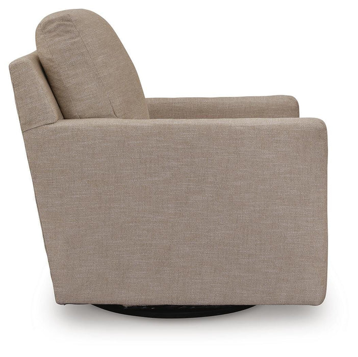 Freybourne Next-Gen Nuvella Swivel Accent Chair - CasaBella Furniture (San Antonio, TX)