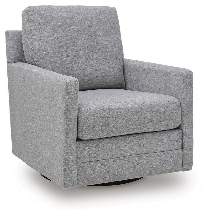 Freybourne Next-Gen Nuvella Swivel Accent Chair - CasaBella Furniture (San Antonio, TX)