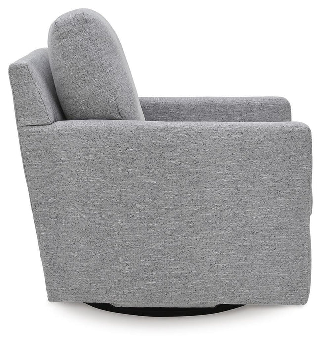 Freybourne Next-Gen Nuvella Swivel Accent Chair - CasaBella Furniture (San Antonio, TX)