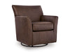 Braydunn Swivel Glider Accent Chair - CasaBella Furniture (San Antonio, TX)