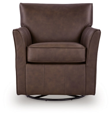 Braydunn Swivel Glider Accent Chair - CasaBella Furniture (San Antonio, TX)