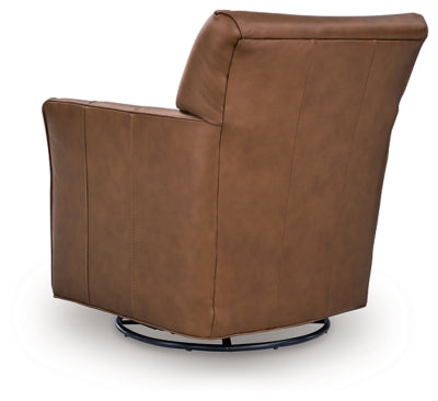 Braydunn Swivel Glider Accent Chair - CasaBella Furniture (San Antonio, TX)