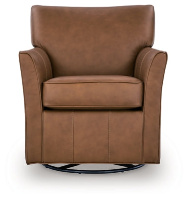 Braydunn Swivel Glider Accent Chair - CasaBella Furniture (San Antonio, TX)
