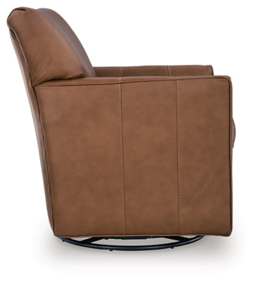 Braydunn Swivel Glider Accent Chair - CasaBella Furniture (San Antonio, TX)