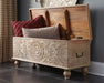 Fossil Ridge Storage Bench - CasaBella Furniture (San Antonio, TX)