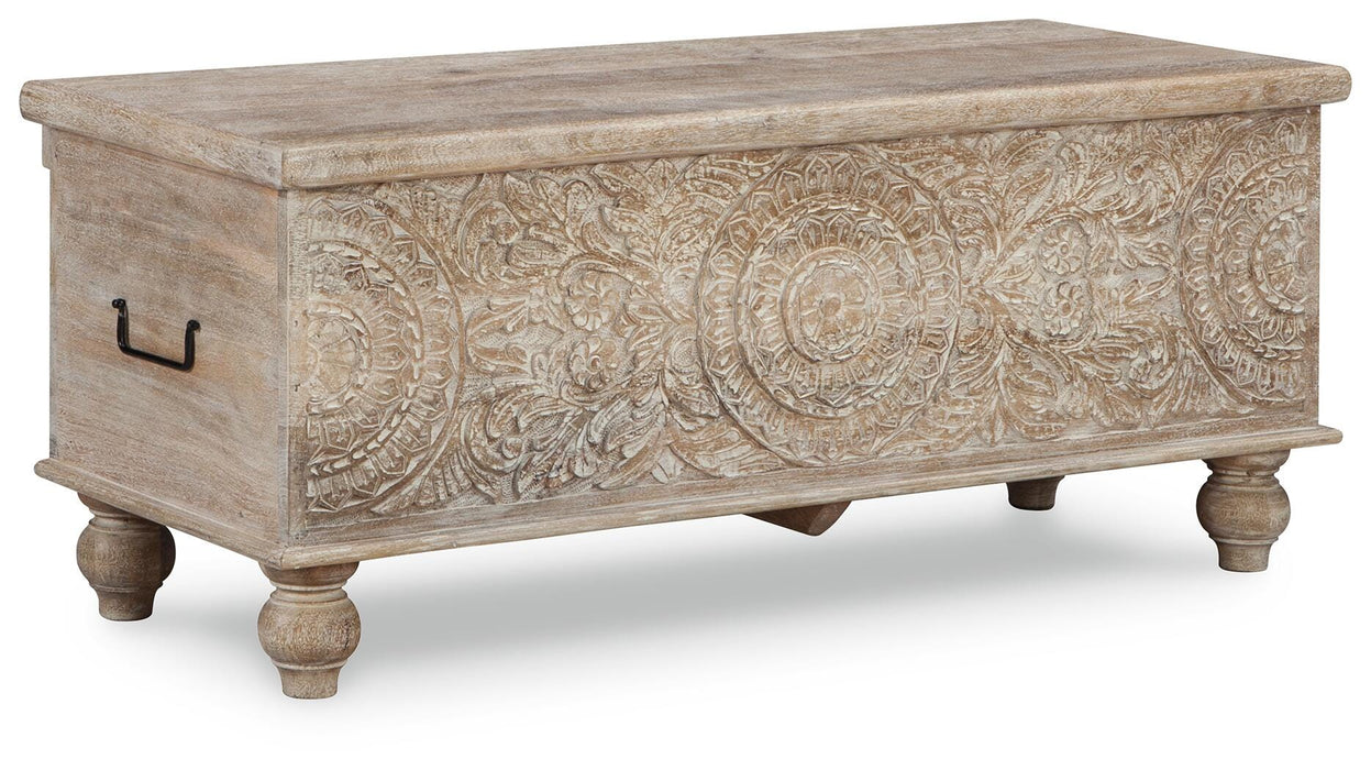 Fossil Ridge Storage Bench - CasaBella Furniture (San Antonio, TX)