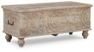 Fossil Ridge Storage Bench - CasaBella Furniture (San Antonio, TX)