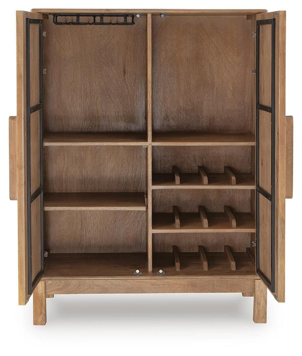 Pellamour Bar Cabinet - CasaBella Furniture (San Antonio, TX)