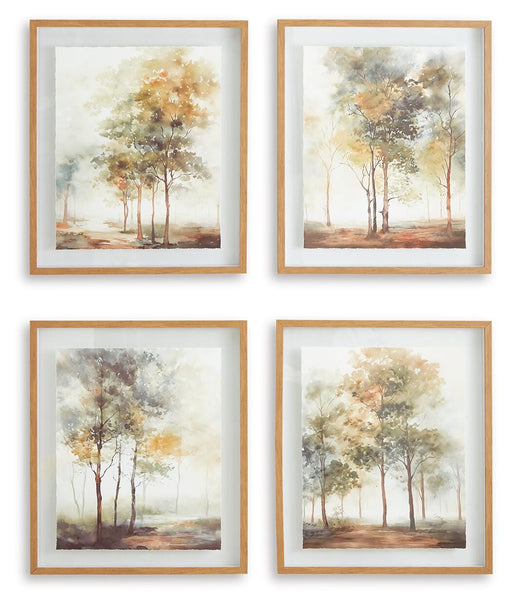 Bryneford Wall Art (Set of 4) - CasaBella Furniture (San Antonio, TX)