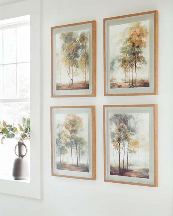 Bryneford Wall Art (Set of 4) - CasaBella Furniture (San Antonio, TX)