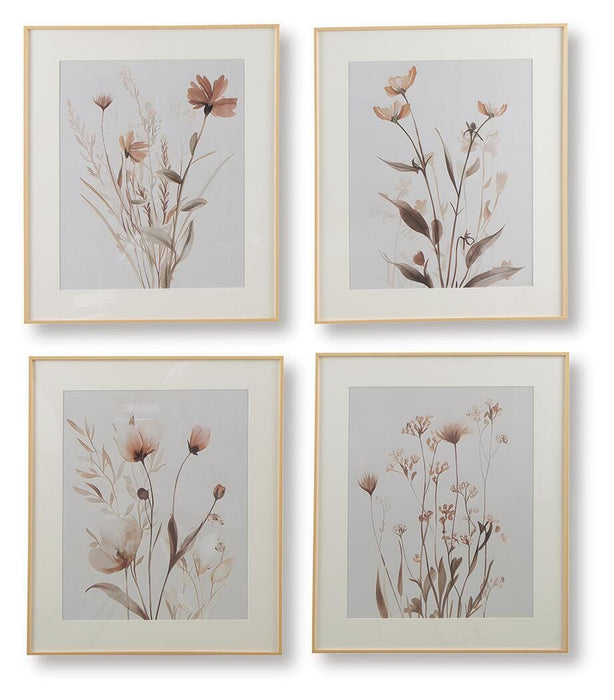 Chettings Wall Art (Set of 4) - CasaBella Furniture (San Antonio, TX)