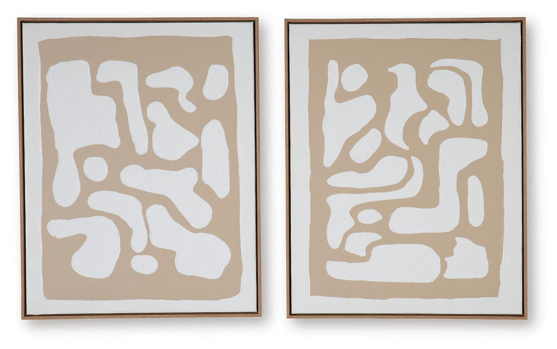 Waldett Wall Art (Set of 2) - CasaBella Furniture (San Antonio, TX)