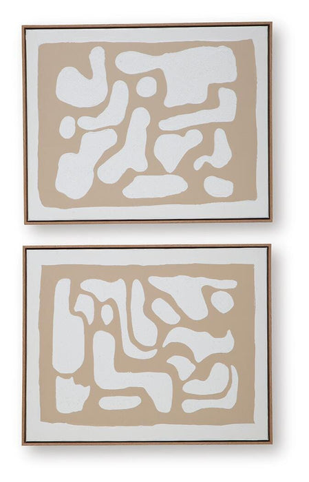 Waldett Wall Art (Set of 2) - CasaBella Furniture (San Antonio, TX)