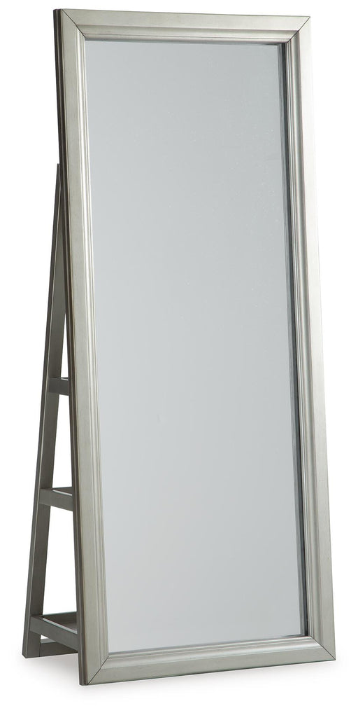 Evesen Floor Standing Mirror/Storage - CasaBella Furniture (San Antonio, TX)