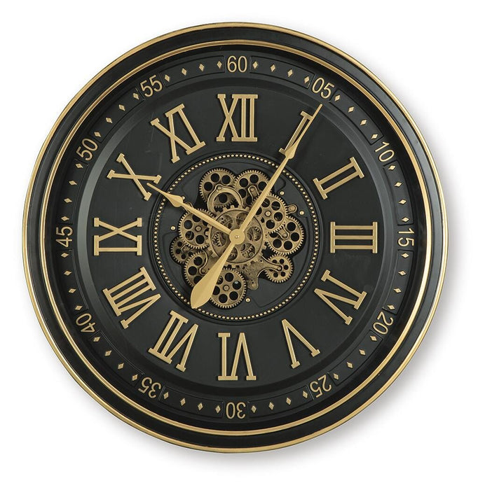 Dairton Wall Clock - CasaBella Furniture (San Antonio, TX)