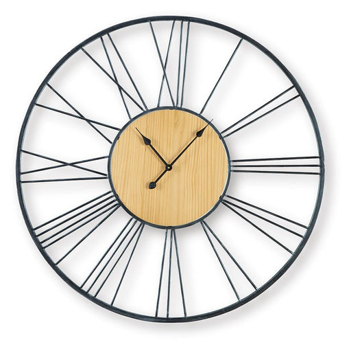Brockett Wall Clock - CasaBella Furniture (San Antonio, TX)