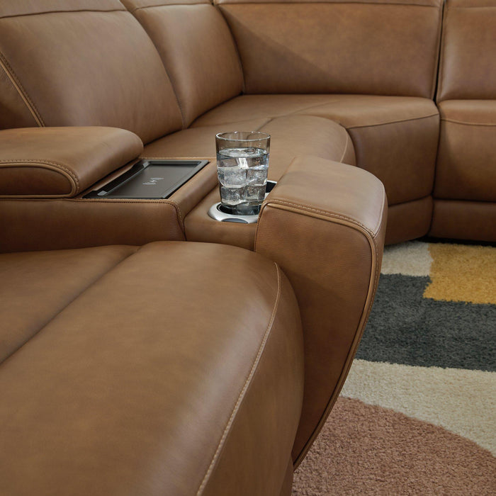 Magic Man 5-Piece Power Reclining Sectional - CasaBella Furniture (San Antonio, TX)