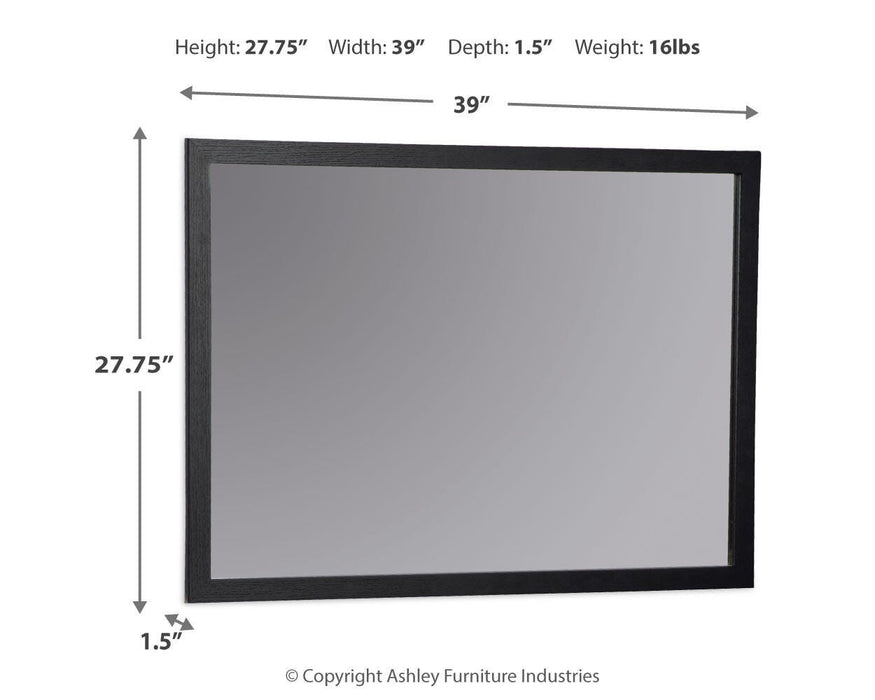 Danziar Bedroom Mirror - CasaBella Furniture (San Antonio, TX)