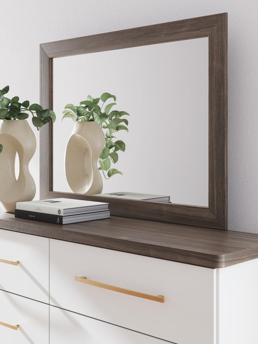Kendanport Dresser and Mirror - CasaBella Furniture (San Antonio, TX)