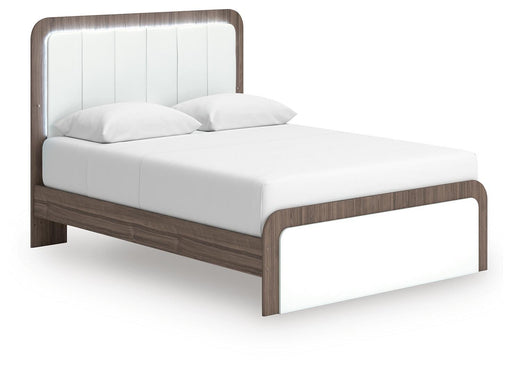 Kendanport Upholstered Bed - CasaBella Furniture (San Antonio, TX)