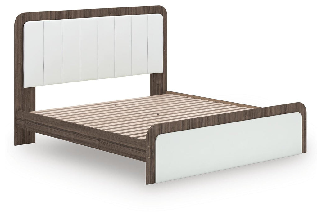 Kendanport Upholstered Bed - CasaBella Furniture (San Antonio, TX)