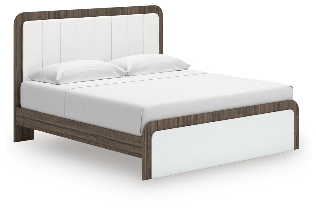 Kendanport Upholstered Bed - CasaBella Furniture (San Antonio, TX)