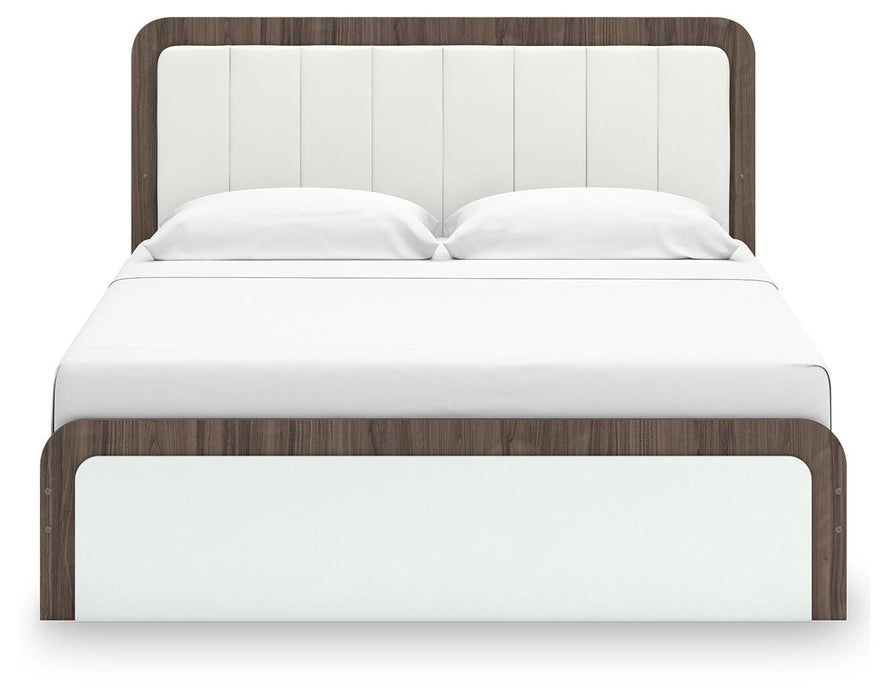 Kendanport Upholstered Bed - CasaBella Furniture (San Antonio, TX)