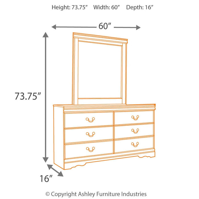 Huey Vineyard Dresser and Mirror - CasaBella Furniture (San Antonio, TX)