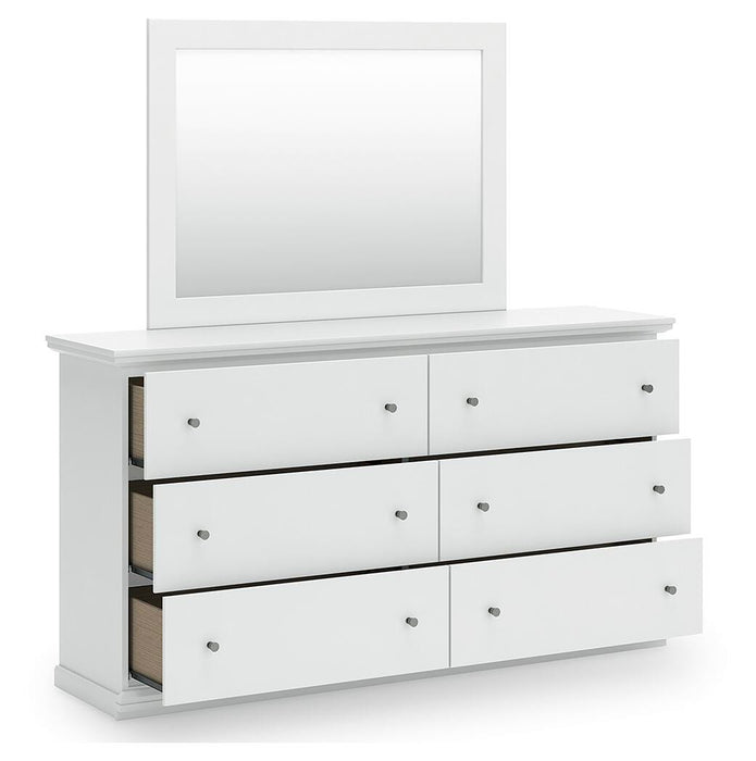 Bostwick Shoals Dresser and Mirror - CasaBella Furniture (San Antonio, TX)