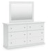 Bostwick Shoals Dresser and Mirror - CasaBella Furniture (San Antonio, TX)