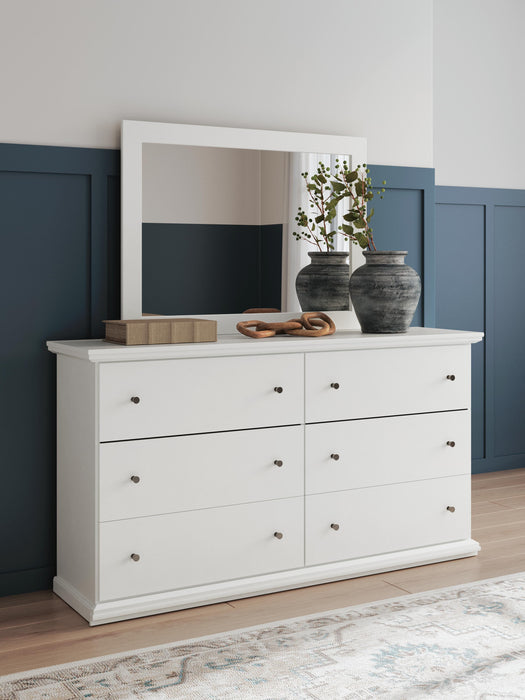 Bostwick Shoals Dresser and Mirror - CasaBella Furniture (San Antonio, TX)