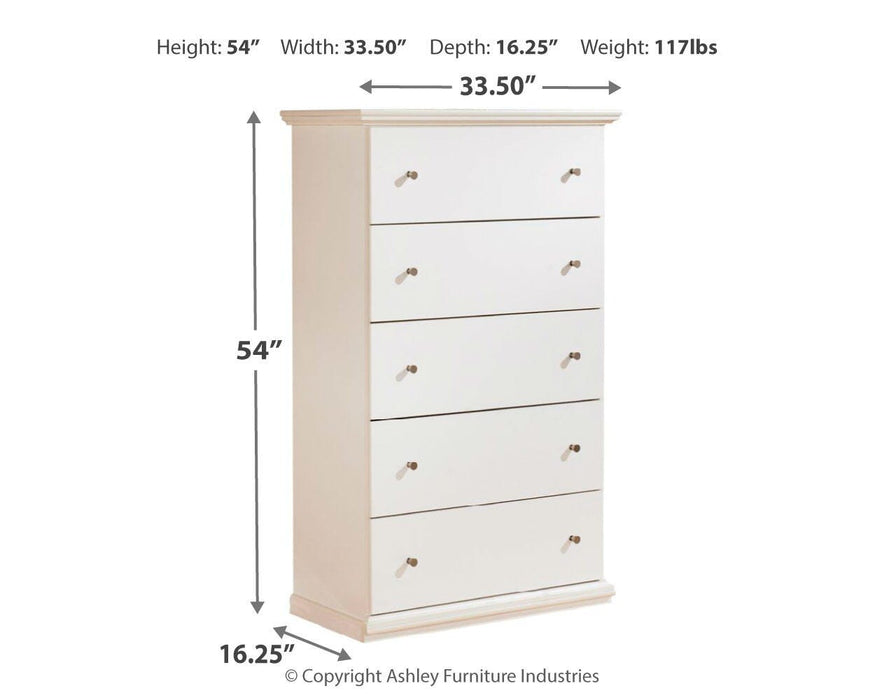 Bostwick Shoals Youth Chest of Drawers - CasaBella Furniture (San Antonio, TX)