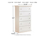 Bostwick Shoals Youth Chest of Drawers - CasaBella Furniture (San Antonio, TX)