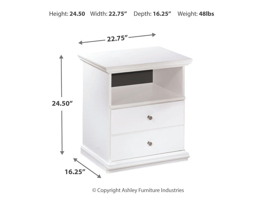 Bostwick Shoals Nightstand - CasaBella Furniture (San Antonio, TX)