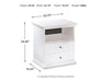 Bostwick Shoals Nightstand - CasaBella Furniture (San Antonio, TX)