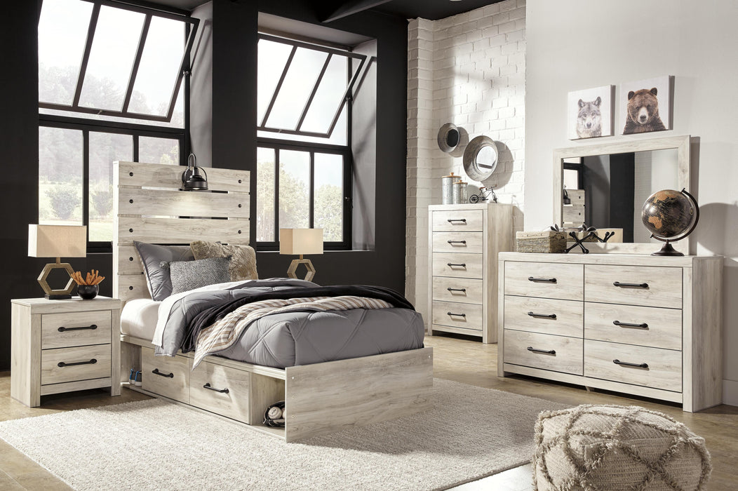 Cambeck Bed with 4 Storage Drawers - CasaBella Furniture (San Antonio, TX)