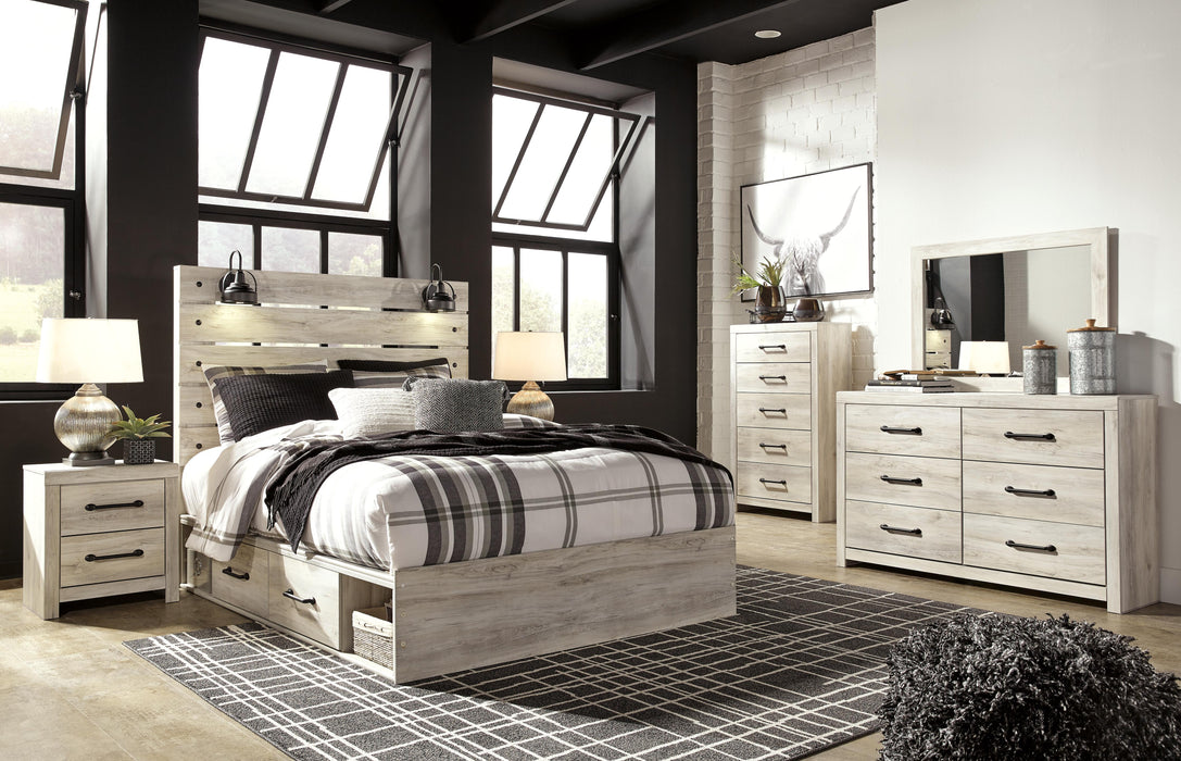 Cambeck Bed with 2 Storage Drawers - CasaBella Furniture (San Antonio, TX)