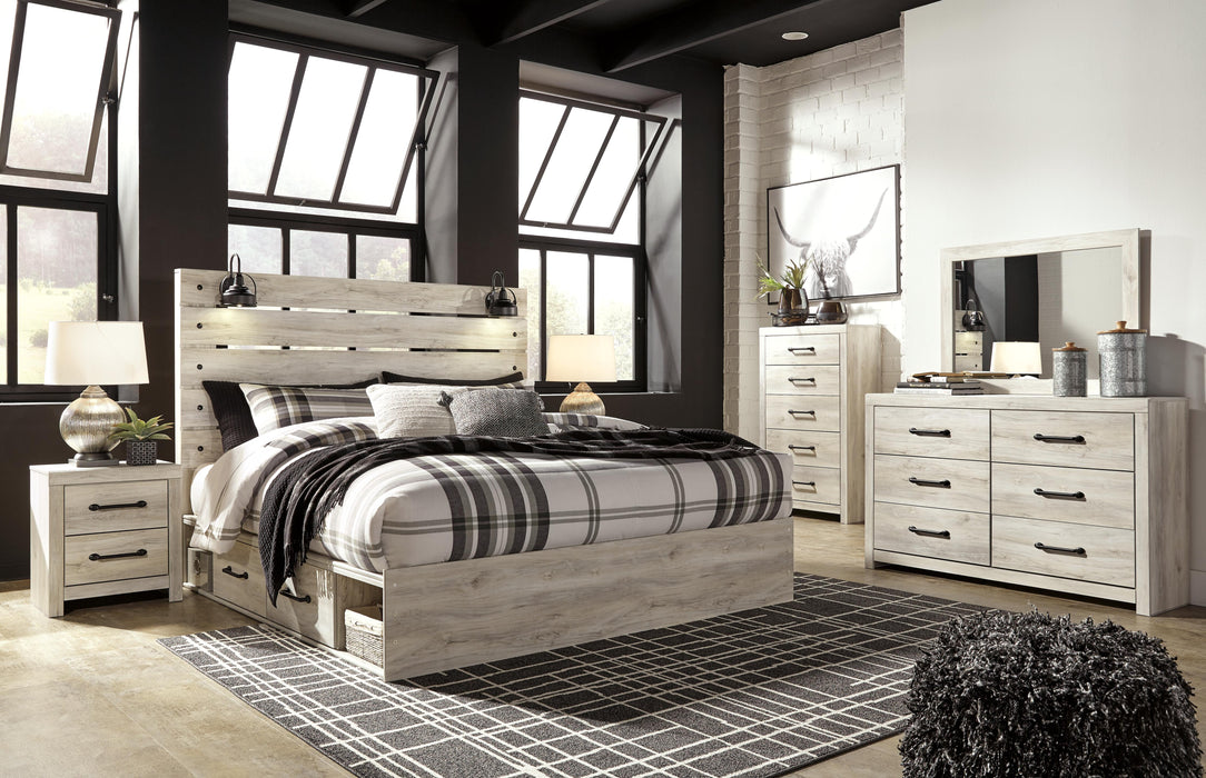 Cambeck Bed with 2 Storage Drawers - CasaBella Furniture (San Antonio, TX)