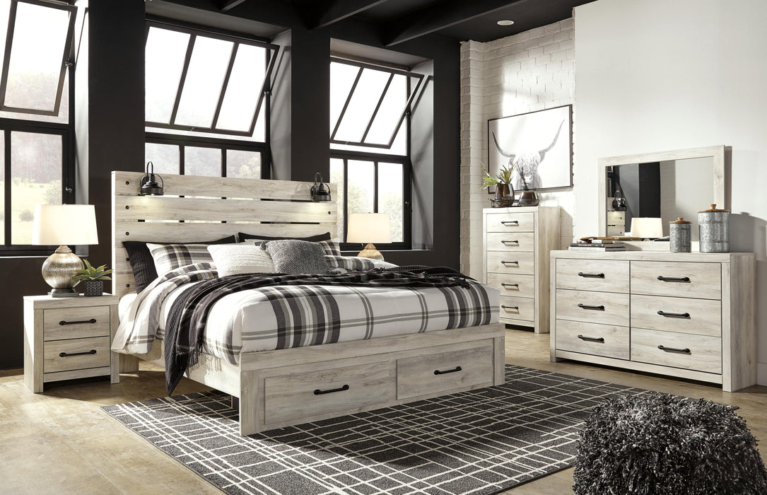 Cambeck Bed with 2 Storage Drawers - CasaBella Furniture (San Antonio, TX)