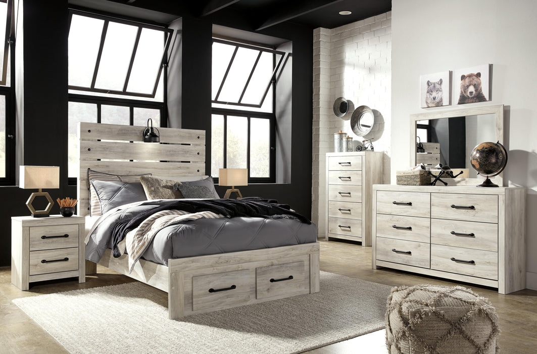 Cambeck Bed with 2 Storage Drawers - CasaBella Furniture (San Antonio, TX)