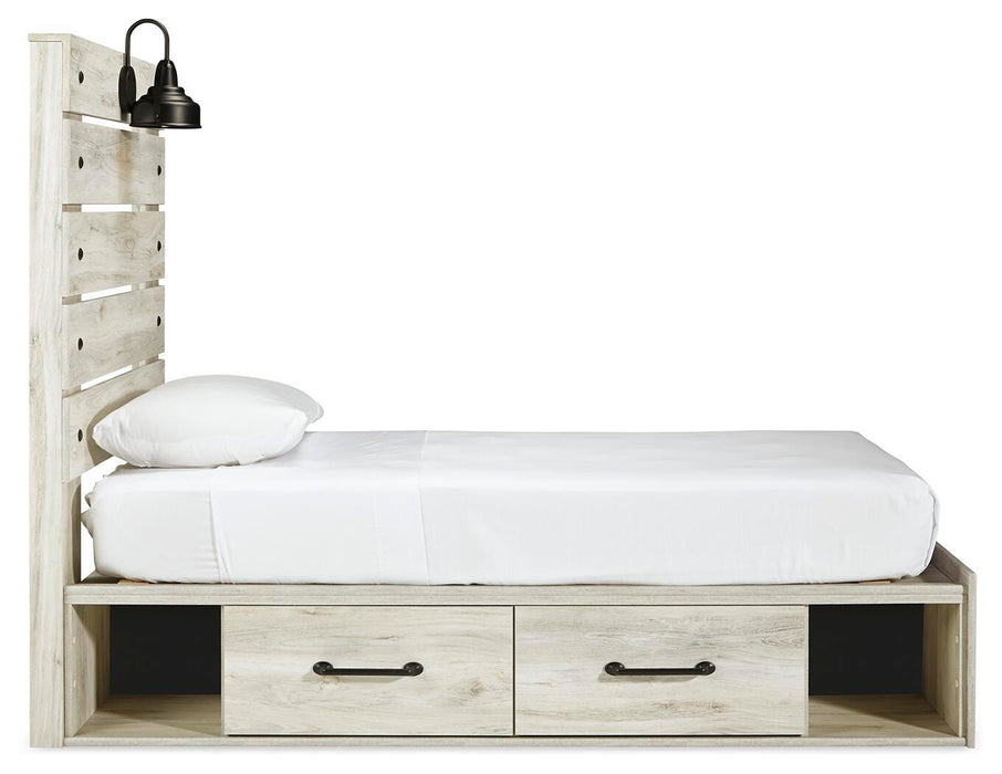 Cambeck Bed with 2 Storage Drawers - CasaBella Furniture (San Antonio, TX)