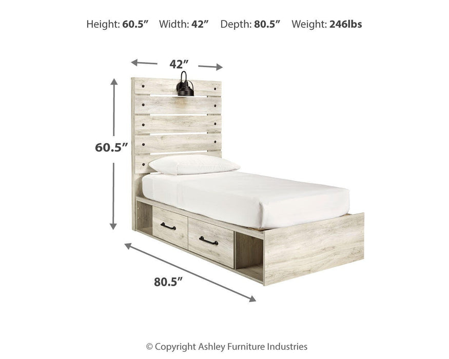 Cambeck Bed with 4 Storage Drawers - CasaBella Furniture (San Antonio, TX)