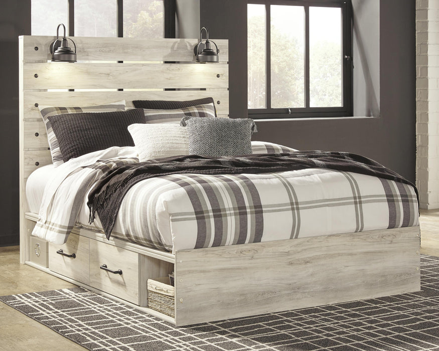 Cambeck Bed with 2 Storage Drawers - CasaBella Furniture (San Antonio, TX)