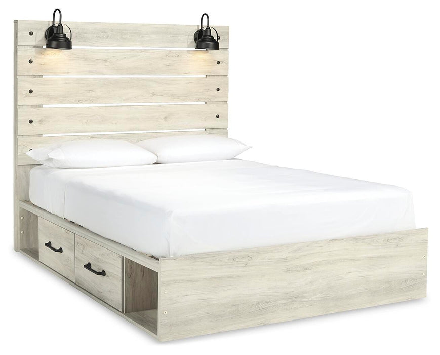 Cambeck Bed with 2 Storage Drawers - CasaBella Furniture (San Antonio, TX)