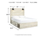 Cambeck Bed with 2 Storage Drawers - CasaBella Furniture (San Antonio, TX)