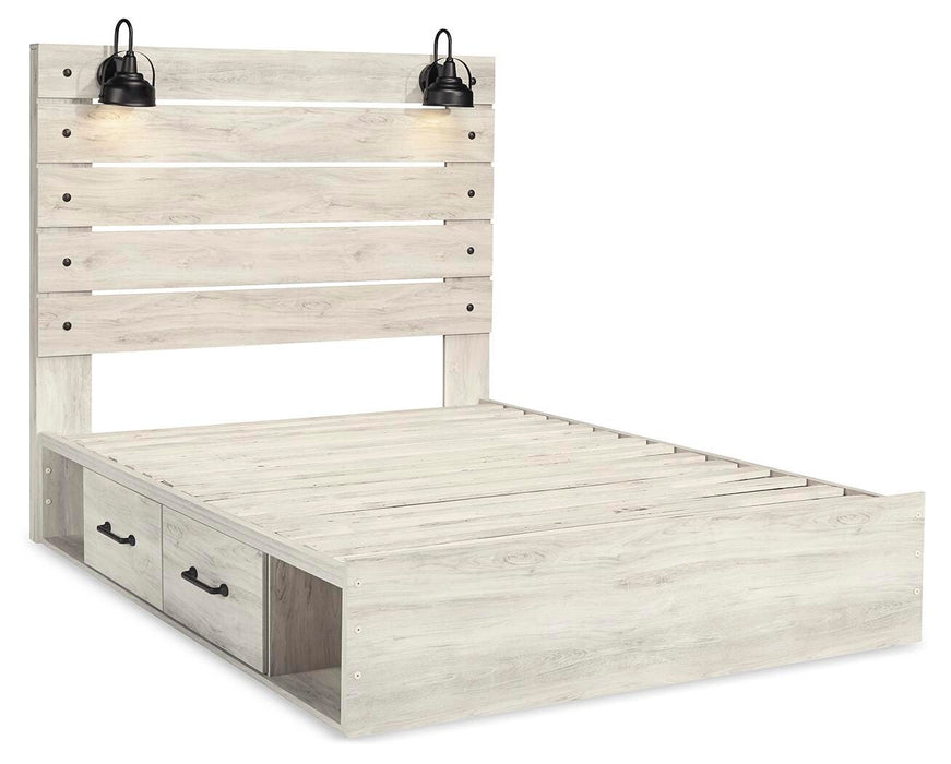 Cambeck Bed with 2 Storage Drawers - CasaBella Furniture (San Antonio, TX)