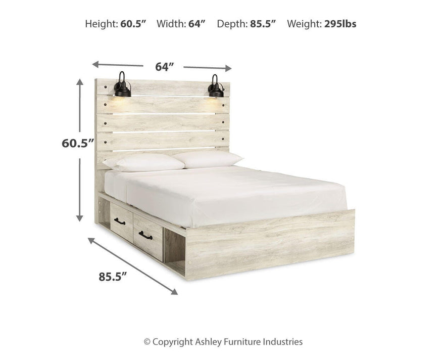 Cambeck Bed with 4 Storage Drawers - CasaBella Furniture (San Antonio, TX)