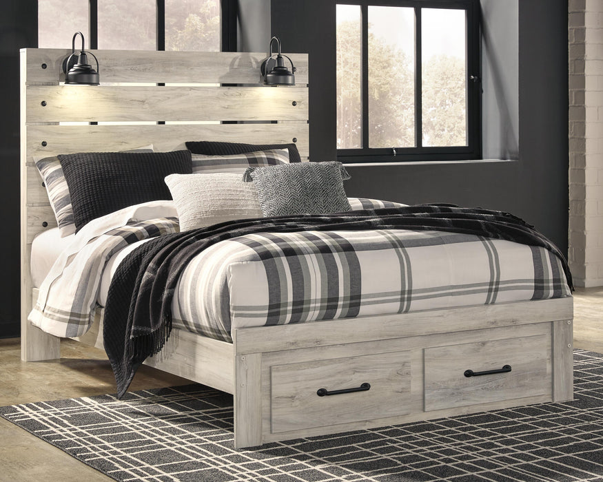 Cambeck Bed with 2 Storage Drawers - CasaBella Furniture (San Antonio, TX)