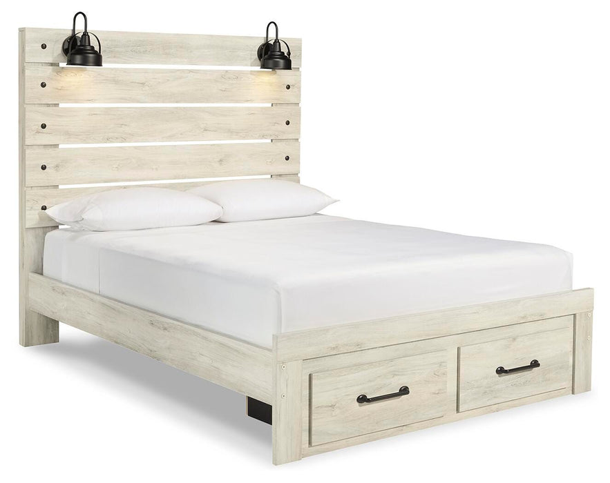 Cambeck Bed with 2 Storage Drawers - CasaBella Furniture (San Antonio, TX)